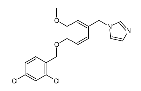 1-[4-(2,4-dichloro-benzyloxy)-3-methoxy-benzyl]-1H-imidazole Structure