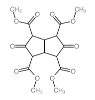 1,3,4,6-Pentalenetetracarboxylic acid, octahydro-2,5-dioxo-, tetramethyl ester Structure