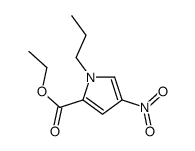 ethyl 4-nitro-1-propylpyrrole-2-carboxylate Structure