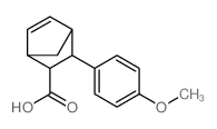 Bicyclo[2.2.1]hept-5-ene-2-carboxylicacid, 3-(4-methoxyphenyl)-, (2-endo,3-exo)- (9CI) Structure