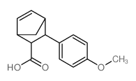 Bicyclo[2.2.1]hept-5-ene-2-carboxylicacid, 3-(4-methoxyphenyl)-, (2-endo,3-exo)- (9CI) structure