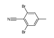 3,5-Dibromo-4-methylbenzonitrile Structure