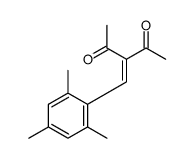 3-[(2,4,6-trimethylphenyl)methylidene]pentane-2,4-dione Structure