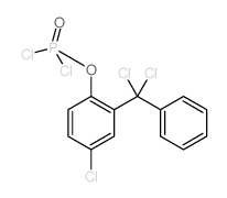 Phosphorodichloridicacid, 4-chloro-2-(dichlorophenylmethyl)phenyl ester (9CI) Structure