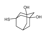 Tricyclo[3.3.1.13,7]decane-1,3-diol, 5-mercapto- (9CI)结构式