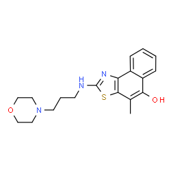 Naphtho[1,2-d]thiazol-5-ol,4-methyl-2-[[3-(4-morpholinyl)propyl]amino]- picture