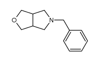 5-苄基六氢-1H-呋喃[3,4-c]吡咯结构式