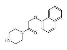 Piperazine, 1-[(1-naphthalenyloxy)acetyl]- (9CI)结构式