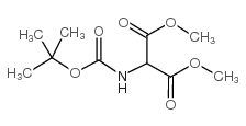 DIMETHYL (BOC-AMINO)MALONATE structure