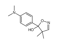 5-[4-(dimethylamino)phenyl]-4,4-dimethyl-1,2-oxazol-5-ol结构式