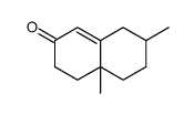 4a,7-dimethyl-3,4,5,6,7,8-hexahydronaphthalen-2-one结构式