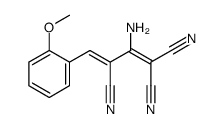 2-amino-4-(2-methoxyphenyl)buta-1,3-diene-1,1,3-tricarbonitrile结构式