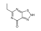 5-ethyl-2H-thiadiazolo[5,4-d]pyrimidin-7-one结构式