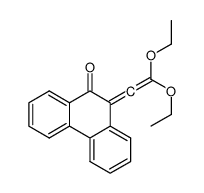 10-(2,2-diethoxyethenylidene)phenanthren-9-one结构式