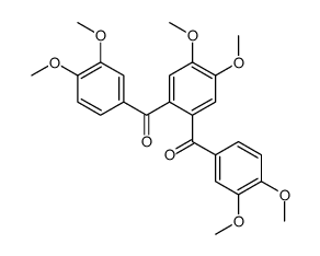 [2-(3,4-dimethoxybenzoyl)-4,5-dimethoxyphenyl]-(3,4-dimethoxyphenyl)methanone Structure