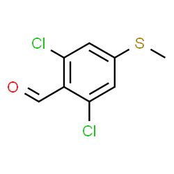 2,6-Dichloro-4-(methylthio)benzaldehyde Structure