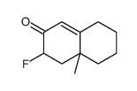 3-fluoro-4a-methyl-3,4,5,6,7,8-hexahydronaphthalen-2-one结构式