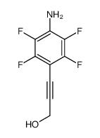 3-(4-amino-2,3,5,6-tetrafluorophenyl)prop-2-yn-1-ol Structure