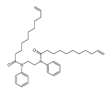 N-phenyl-N-[2-(N-undec-10-enoylanilino)ethyl]undec-10-enamide Structure