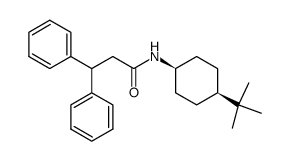 N-(4-tert-Butyl-cyclohexyl)-3,3-diphenyl-propionamide Structure
