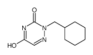 2-(cyclohexylmethyl)-1,2,4-triazine-3,5-dione结构式