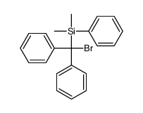[bromo(diphenyl)methyl]-dimethyl-phenylsilane结构式