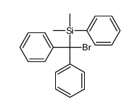 [bromo(diphenyl)methyl]-dimethyl-phenylsilane Structure