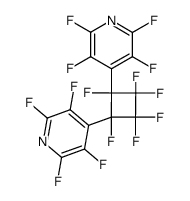 2,3,5,6,2',3',5',6'-octafluoro-4,4'-(1,2,3,3,4,4-hexafluoro-cyclobutane-1,2-diyl)-bis-pyridine结构式