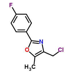 4-(Chloromethyl)-2-(4-fluorophenyl)-5-methyloxazole picture
