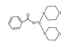 4,4'-(benzoylimino-λ4-sulfanediyl)-bis-morpholine Structure