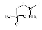 2-[amino(methyl)amino]ethanesulfonic acid Structure