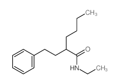 Benzenebutanamide, a-butyl-N-ethyl- structure