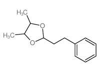 4,5-dimethyl-2-phenethyl-1,3-dioxolane结构式