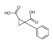 1-phenylcyclopropane-1,2-dicarboxylic acid结构式