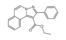 2-phenyl-pyrazolo[5,1-a]isoquinoline-1-carboxylic acid ethyl ester Structure