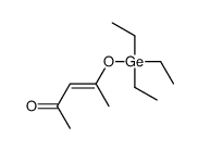 4-triethylgermyloxypent-3-en-2-one结构式