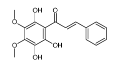 3-phenyl-1-(2,3,6-trihydroxy-4,5-dimethoxyphenyl)prop-2-en-1-one结构式