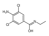 4-amino-3,5-dichloro-N-ethylbenzamide结构式