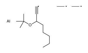 diethyl-[3-[(2-methylpropan-2-yl)oxy]oct-1-ynyl]alumane结构式