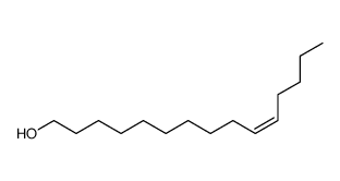 (10Z)-10-pentadecen-1-ol Structure