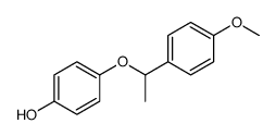 4-[1-(4-methoxyphenyl)ethoxy]phenol结构式