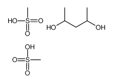 methanesulfonic acid,pentane-2,4-diol结构式