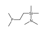 N-[2-dimethylphosphanylethyl(dimethyl)silyl]-N-methylmethanamine结构式