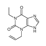 Xanthine, 3-allyl-1-ethyl- (5CI)结构式
