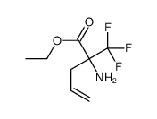 ethyl 2-amino-2-(trifluoromethyl)pent-4-enoate结构式