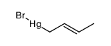 trans-CH3CHCHCH2HgBr Structure