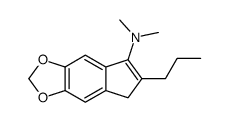 2-n-propyl-3-dimethylamino-5,6-methylenedioxyindene Structure