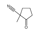 1-methyl-2-oxocyclopentane-1-carbonitrile Structure