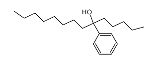 6-Phenyl-n-tetradecanol-(6)结构式