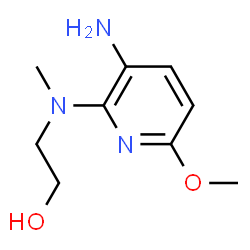 Ethanol, 2-[(3-amino-6-methoxy-2-pyridinyl)methylamino]- (9CI) picture